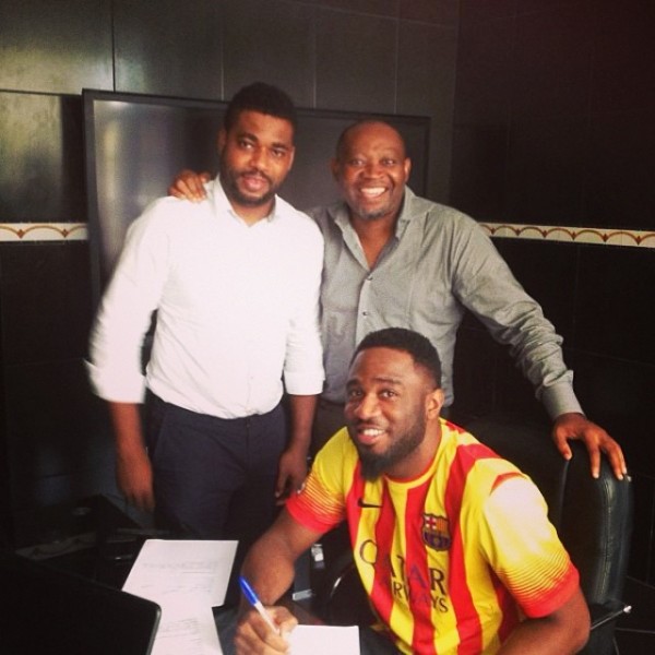 MTN ambassadors sign contracts - Praiz, Nelson Ononowu, Paul Okoye