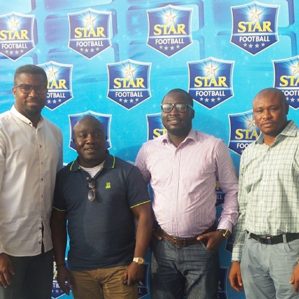 Moses Praise, Bukola Olopade, Biola kazeem and Colin Udoh at the press briefing held at BeerHugz Cafe, Lagos