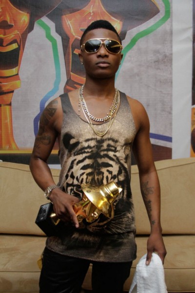 Wizkid at the Headies