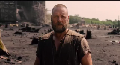 Russel Crowe as Noah in one of the scenes in the movie Photo: The movie's trailer