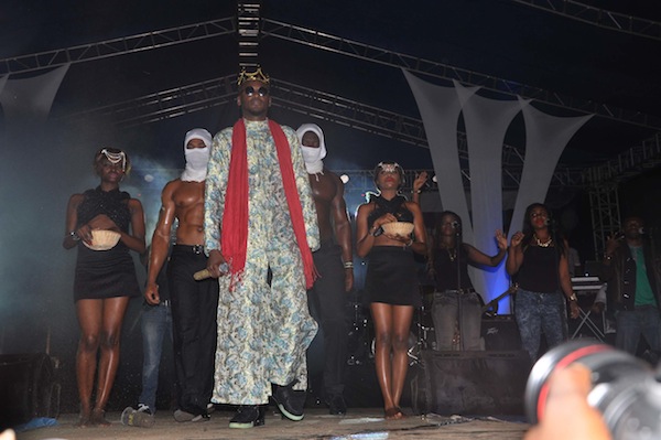 2face entrance at Star Music Trek, Lagos. Photo: BHM