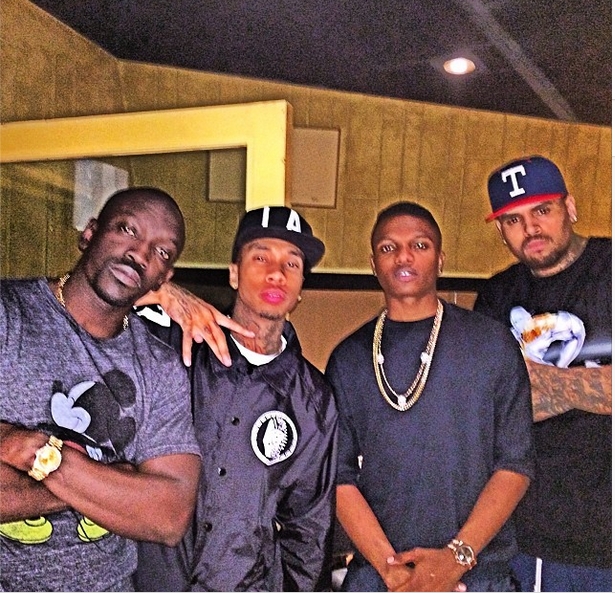 Bu, Tyga, Wizkid, Chris Brown