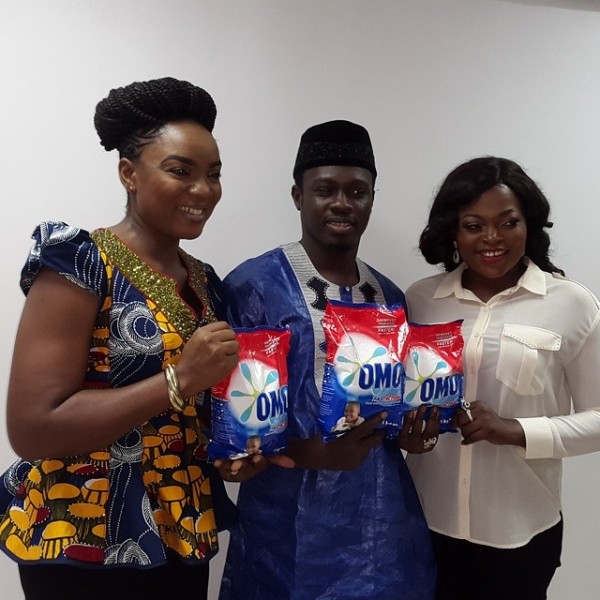 Nollywood actors Chioma Chukwuka, Ali Nihu, Funke Akindele at the unveiling event which happened this week