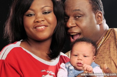 Dan Foster with wife Lovina and daughter