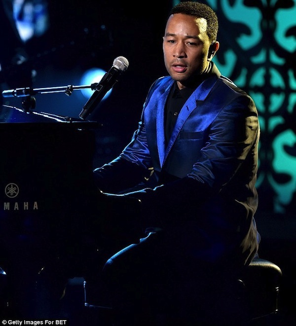 John Legend performing