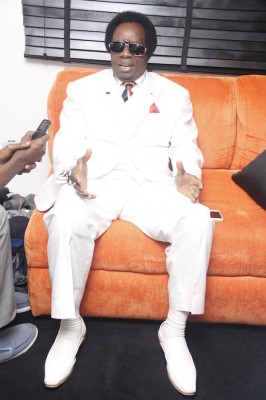 Victor Uwaifo has revealed that despite being 74, he isn't retiring from music soon. Photo: NET