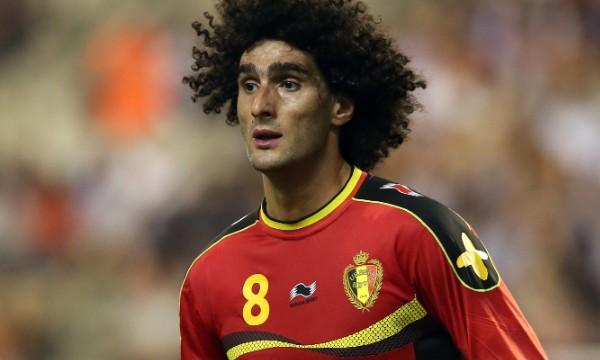 Marouane Fellaini will shave off his hair if his country wins the World cup. Photo: Daily Mail