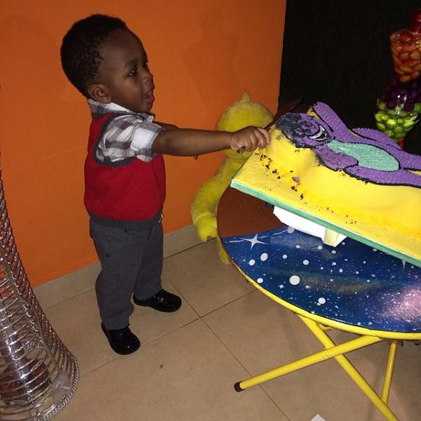 Nollywood actresses, Doris Simeon, Regina Chukwu, Dayo Amusa and Iyabo Ojo over the weekend, partied at the residence of fellow actress, Liz Da Silva whose son, Raheem turned 1.6