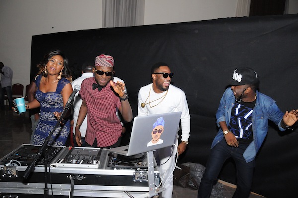 Pearl, DJ Spinall, Praiz and VJ Adams