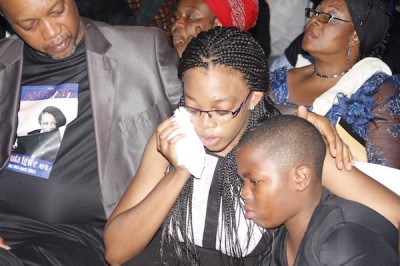 Charles Igwe and their children