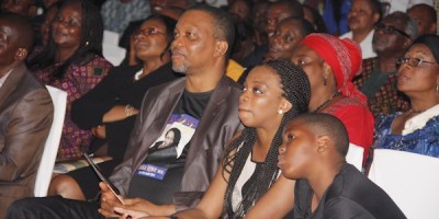 Charles Igwe (Husband) and their Children.