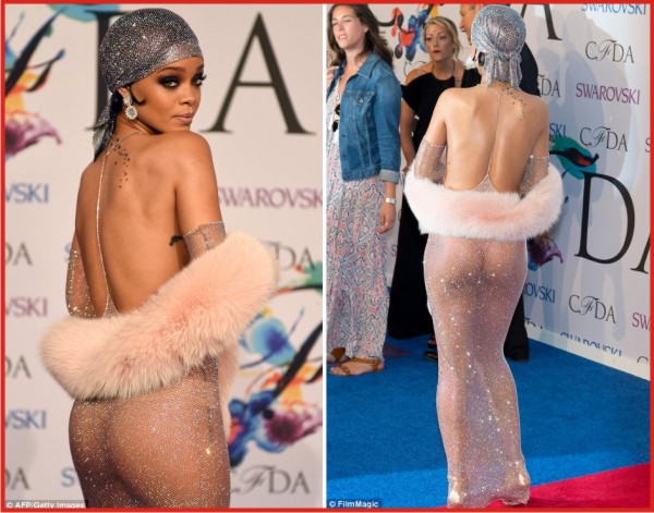 Rihanna at the annual Council of Fashion Designers of America Awards, June 2, 2014...