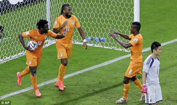 #WorldCup - Ivory Coast Vs Japan (2)