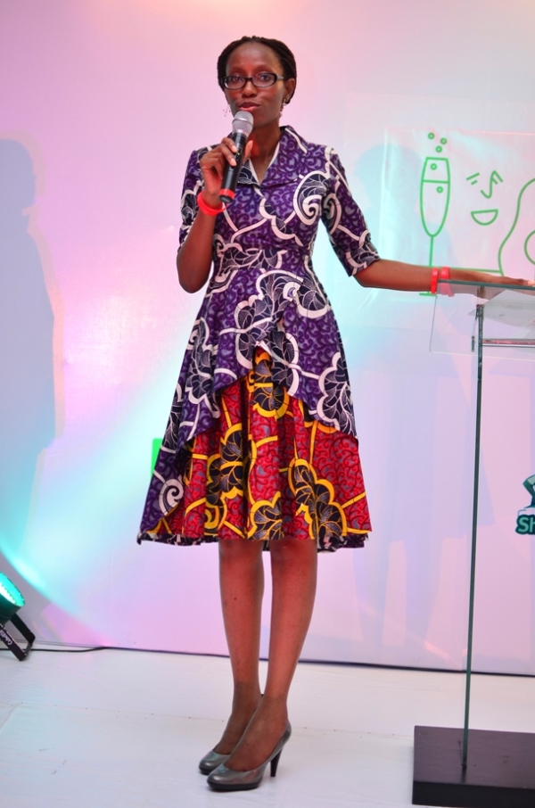 Yemi Adamolekun, EiE Executive Director gives her 'Thank You' remarks