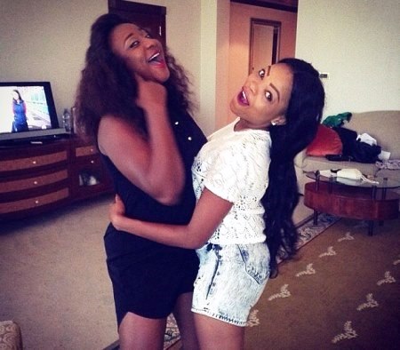 Ini Edo and friends in Dubai