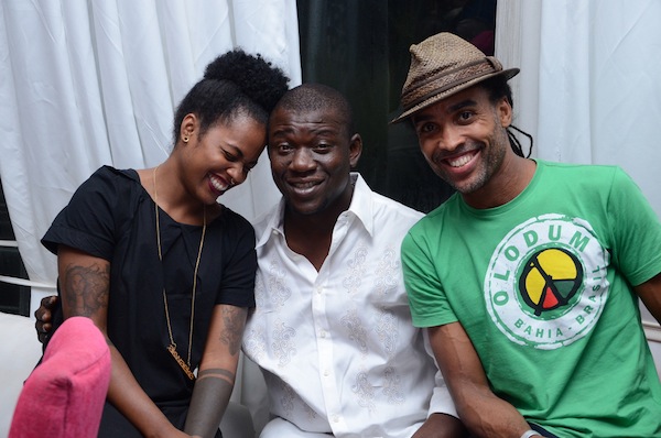 Ade Bantu with guests