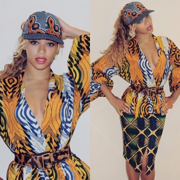 Beyonce in ankara prints 3