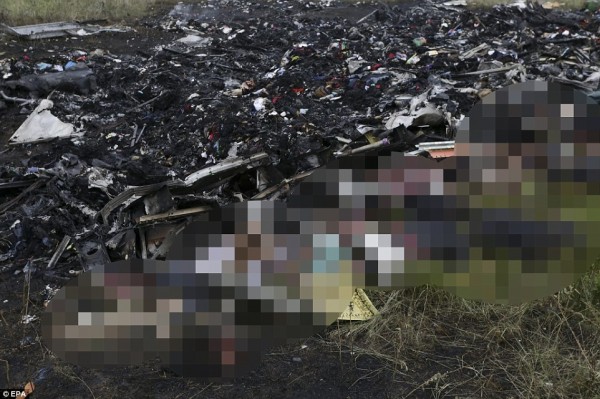 Bodies recovered from the ill fated plane that crashed in wastern Ukraine 10
