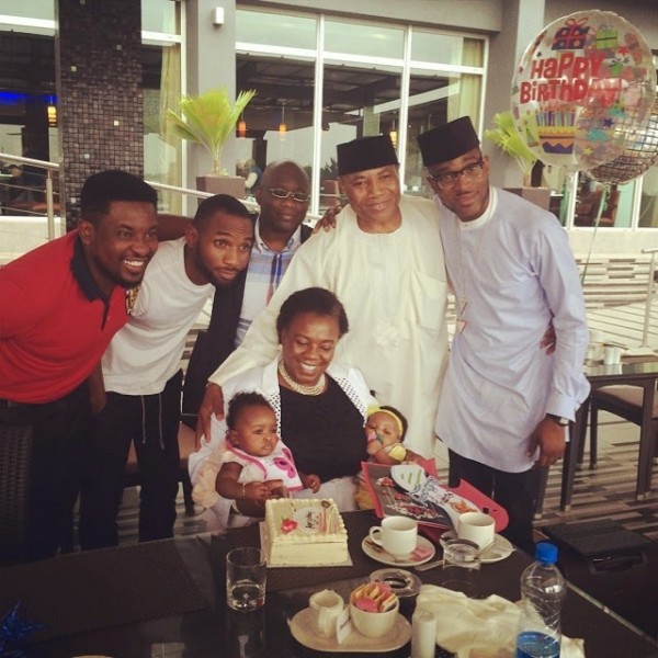 D'banj's family KaySwitch, Do2dtun, Mum and Dad