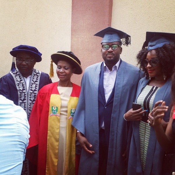 Desmond Elliot and Ini Edo at NOUN matriculation 3