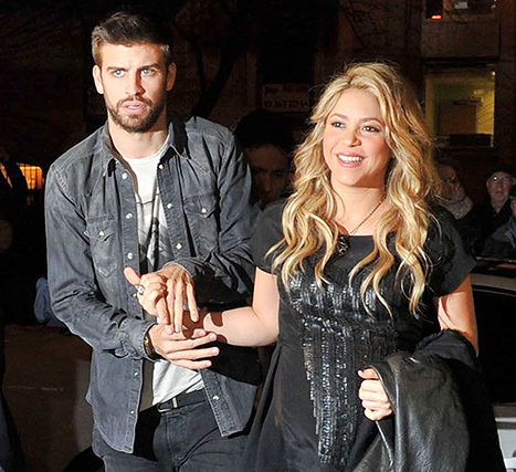 Gerard Pique with Shakira. Photo: US Magazine