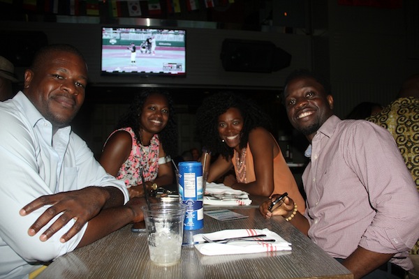 Guests at the Applause africa reading (New York)