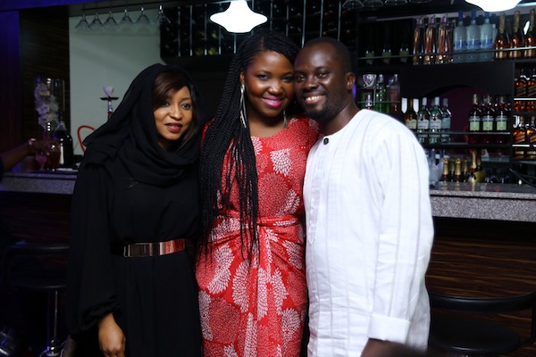 Sasha P, Bayo Omisore and guest