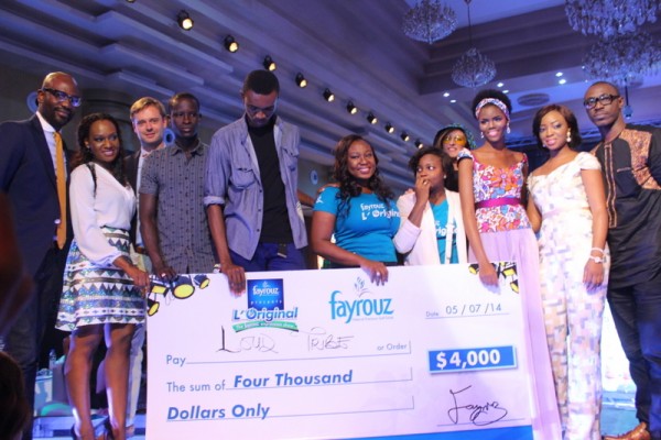 Judge, Mai Atafo, Snr Brand Man. Nnenna Ifebigh Hemeson, Int. Brand Manager, Fayrouz Amsterdam, Team LoudTribe, Judge,Kunbi Oyelese and Mentor, Nobel Afrique