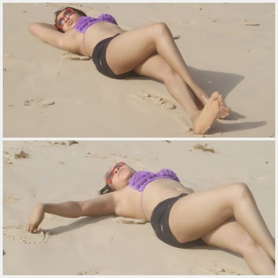 Lizzy Anjorin at the beach3