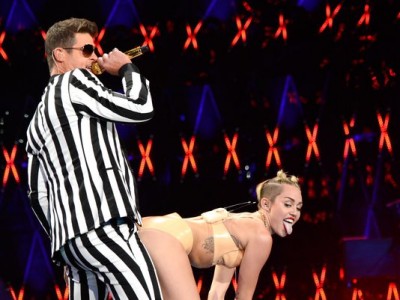 The 2013 VMAs were considered one of the most memorable in recent history as Miley, 21, twerked onstage and gyrated against Robin Thicke in a controversial performance.