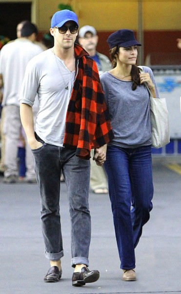 Ryan Gosling with Eva Mendes