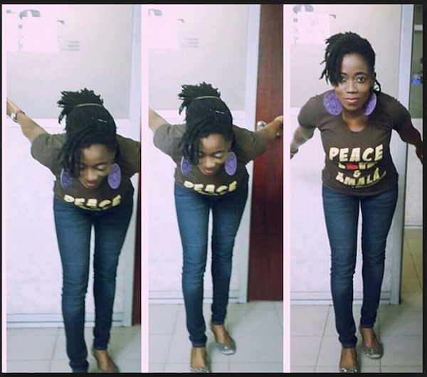 Nigerian fans celebrate at the World Cup