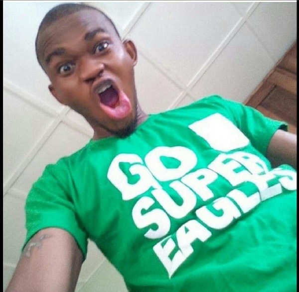 Nigerian fans celebrate at the World Cup