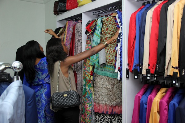 Shoppers at the Launch