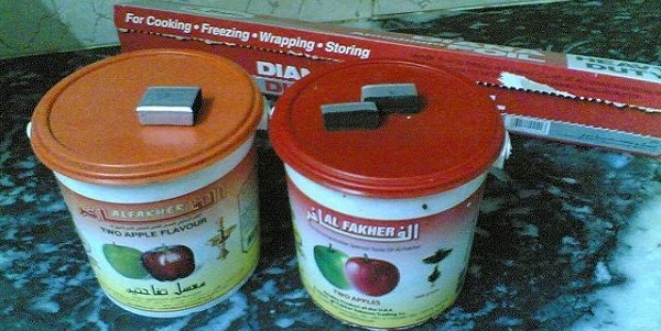 Some of the shisha flavours. Photo: Vibeweekly