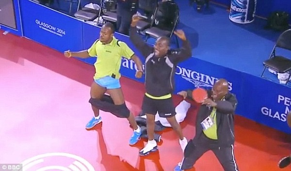 The Nigerian tabel tennis star is ranked outside the world top 300