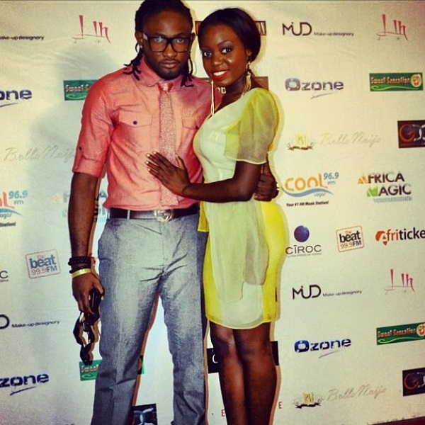 Uti Nwachukwu and Saeon made an appearance at an event