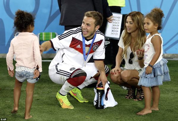 World Cup winners Germany celebrate with family-6