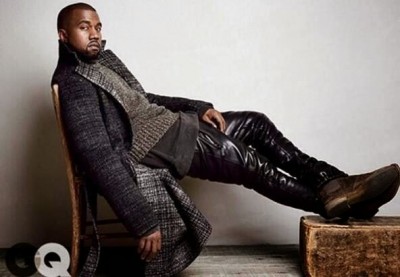 kanye west covers GQ Magazine's August issue
