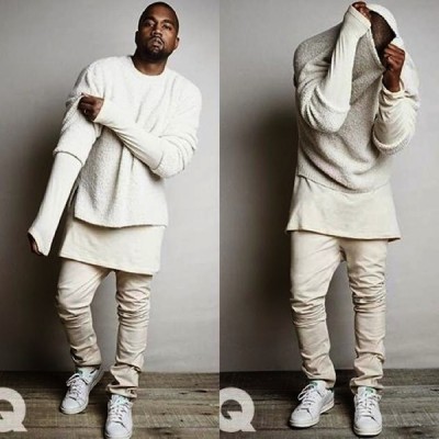 kanye west covers GQ Magazine's August issue