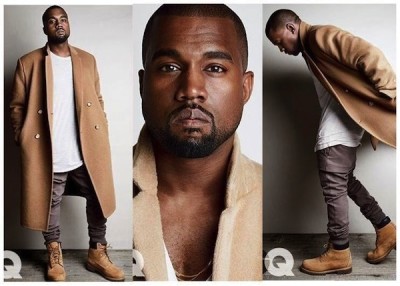 kanye west covers GQ Magazine's August issue
