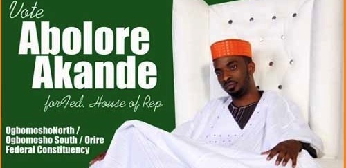 The Singer-turned-politician unveiled his campaign poster. Photo: 9ice