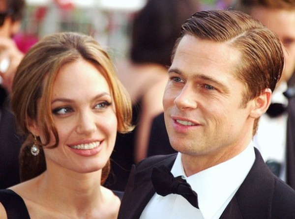Angelina Jolie and new hubby, Brad Pitt