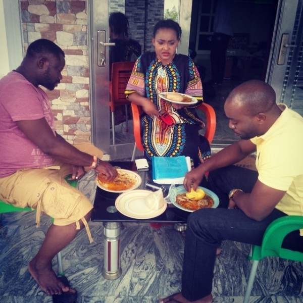 BTS of Mercy Aigbe's film, Life Aftre Marriage 1