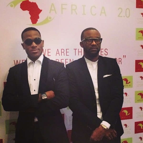 D'banj with Congolese singer Fally Ipupa. Photo: Instagram