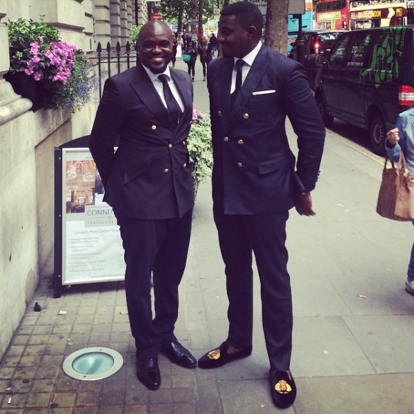 John dumelo attends wedding in suitin suui