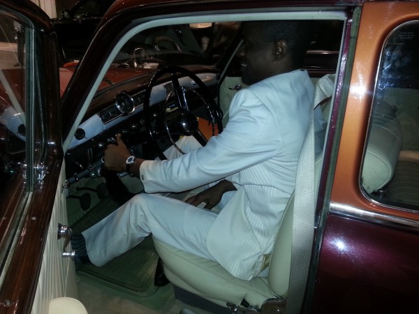 Mudi himself, as he turn on the ignition. Photo: Tobi/NET