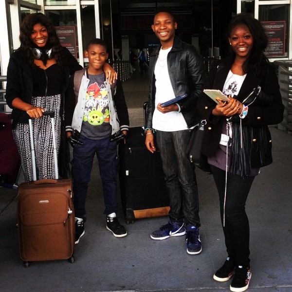 Omotola Jalade Ekeinde and family holiday in South Africa 2