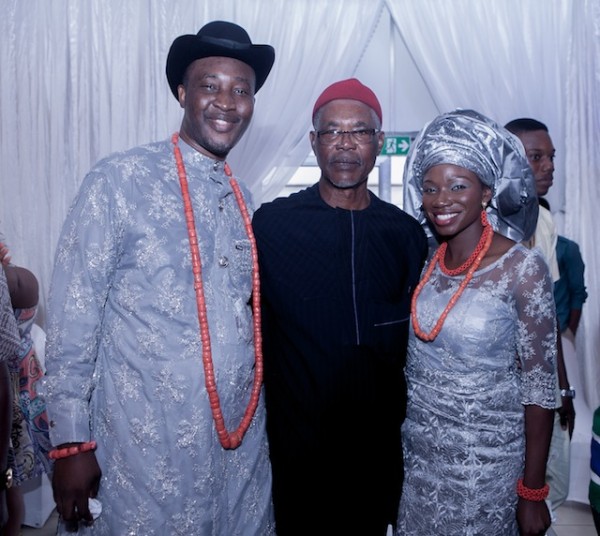 The couple with Mr Edema Ogbuagu