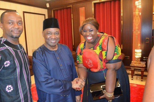 Pictures of Omoni Oboli at the movie preview 2